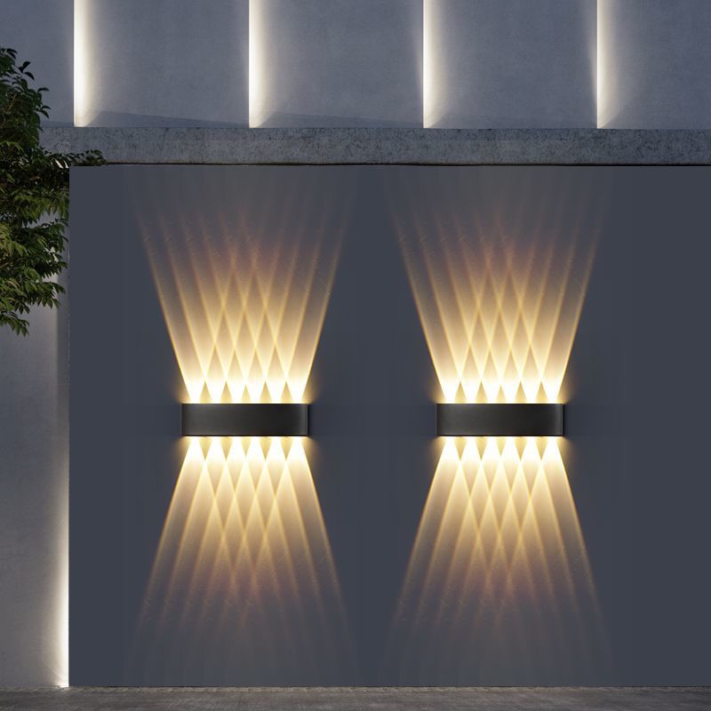 Wall washer waterproof wall lamp outdoor garden lamp hotel power connection external wall spotlight bedside corridor stair wall lamp wall lamp