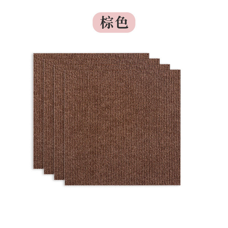 Stair sticker splicing square blanket glue-free non-slip living room bedroom children's room sound insulation floor mat cat scratch-resistant self-adhesive carpet