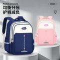 , stylish british-style elementary school backpack for grades 1-6, designed for both girls and boys. features a load-reducing, spine-protecting design, perfect as a kids' backpack