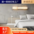 Modern casual marble round tube wall lamp hotel sales department corridor foyer accessible luxury bench decorative wall lamp custom size