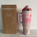 New owala insulated tumbler with dual sipping options, 40oz large capacity, 304 stainless steel water bottle, vacuum straw, business gift