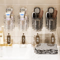 Suction cup toothbrush rack mouthwash cup punch-free wall-mounted bathroom wall-mounted toothbrush cup toothbrush holder storage box