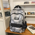 High school student backpack for boys, middle school wear-resistant casual backpack for girls, 2025 new fashionable versatile laptop backpack