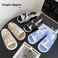 Best sellingeva high-looking, anti-slip, anti-odor home slippers for men and women, summerfor homecouple soft bottom one word