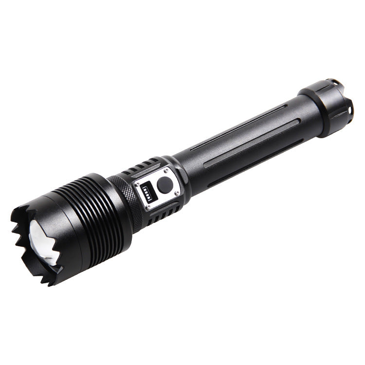 Cross-border zoom flashlight, upgraded TYPE-C USB charging belt output XHP70 strong light XP360 flashlight