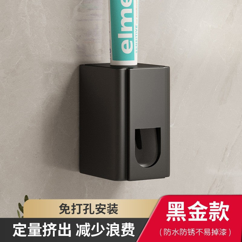 Toothbrush holder - no drilling required, wall-mounted toothbrush and rinse cup set, bathroom wall-mounted electric toothbrush rack