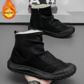 Winterfleece-lined high-top bootsmenworkwear shoes trendyeasiest for matchthickenedheattech cotton shoes non-slip labor protection shoes for men