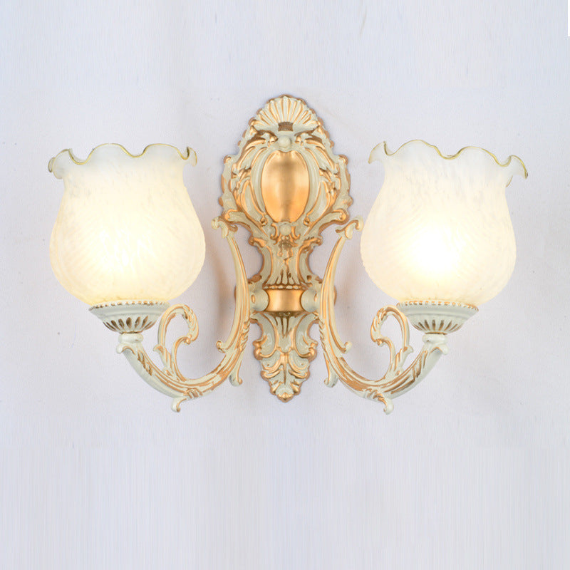 European style led wall lamp - bedroom bedside sconce - wall sconce - kids' room light - american retro ambient lighting fixture