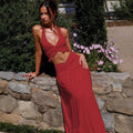 Winternew arrivalfashion style women's fashionsexyv neckhalter suspender tops fungus long skirt two-piece set