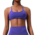 New summer outdoor running fitness outfit: backless slimming sports tank top & high-waisted peach lift tight yoga set
