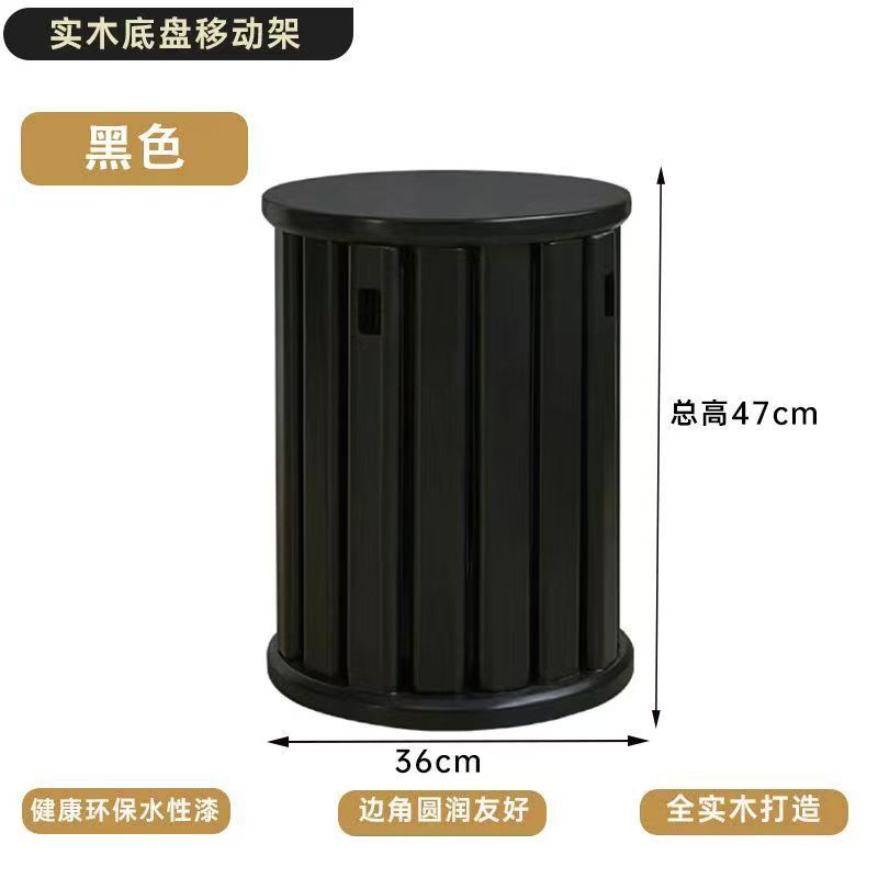 Coffee table stool solid wood dining table stool dining chair sofa for home living room small stool stackable foldable stool four-in-one stool
