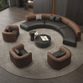 Semi-circular arc-shaped special-shaped sofa, rest area, reception, sales office, beauty salon, lobby, hotel club, casual room