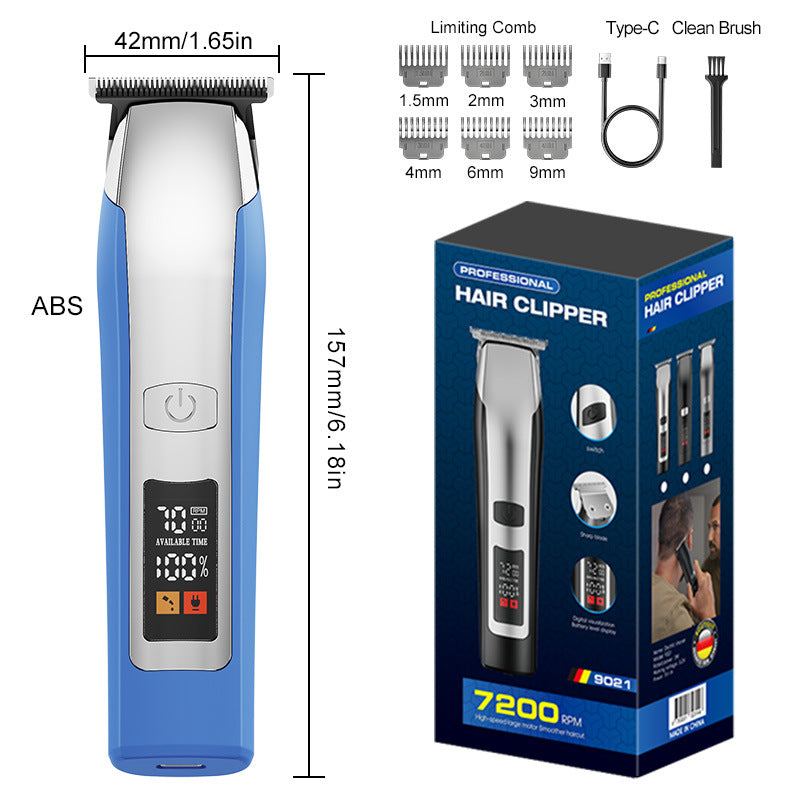 waterproof professional electric hairdresser fast charging oil head hair salon bald electric clipper for home hairdressing clipper