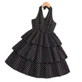 girls' summer new arrivals: korean style artsy long dresses for mid-to-large children, girls' cake beach dresses - wholesale supply