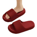 Accessible luxury shit-stepping sandals for women, wedding red, zodiac year, couple, wedding, home use, thick sole indoor slippers