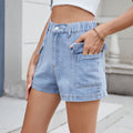 european and american clothing cross-border foreign trade  new american sexy denim workwear shorts hot pants trendy