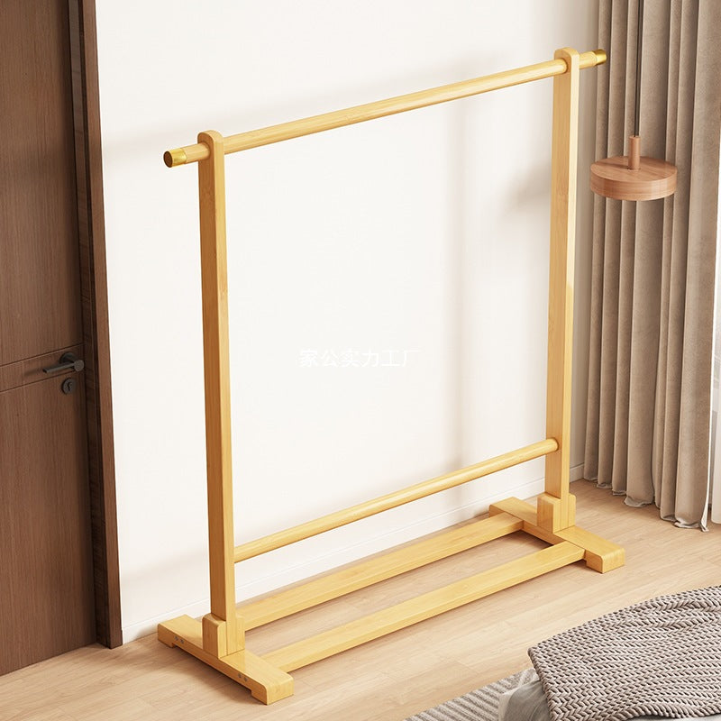 Simple hanger Floor-to-ceiling bedroom corner coat rack Multifunctional home balcony drying rack Clothes storage rack