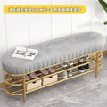 Shoe changing stool door for home soft bag shoe stool shoe cabinet stool all-in-one entrance door popular can sit bench stool