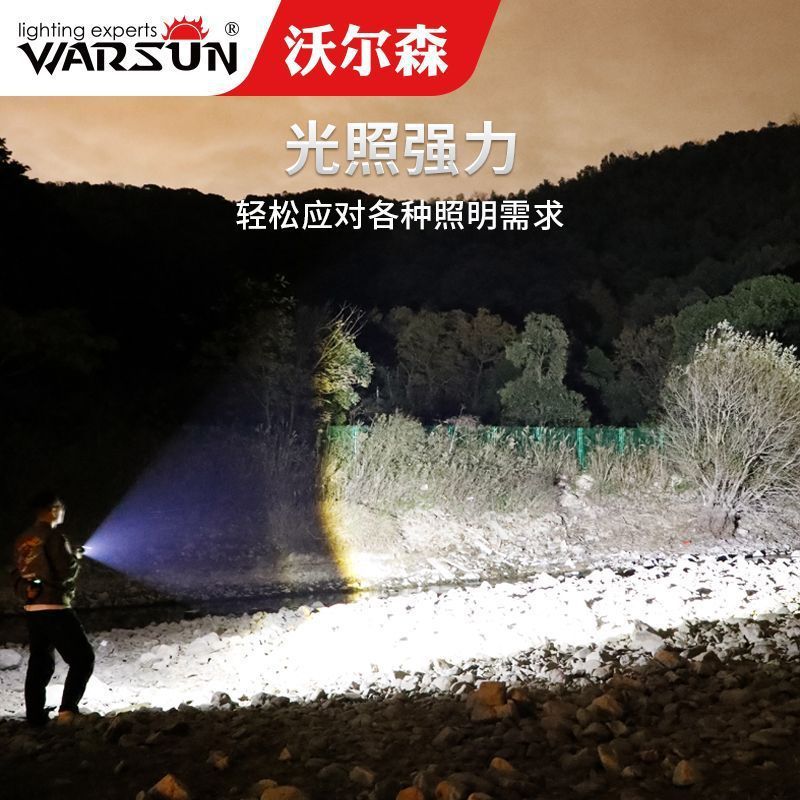 Walson Manufacturer R3 Work Light Outdoor Magnet Auto Repair Super Bright Strong Light Car Repair Rechargeable Lighting Flashlight