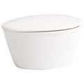 Ceramic household stew pot steamed egg with lid restaurant tea snack steamer special creative water drop steaming bowl egg custard dessert bowl