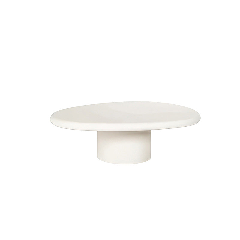 microcement coffee table modern casual living room special-shaped low table small apartment cream style small creative coffee table