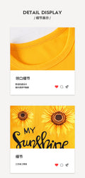 Girls' autumn two-piece outfit: yellow flutter sleeve top with sunflower & letter print pants set