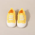 Kids' canvas shoes - breathable spring/autumn fashion sneakers for boys and girls - anti-slip velcro closure, soft sole