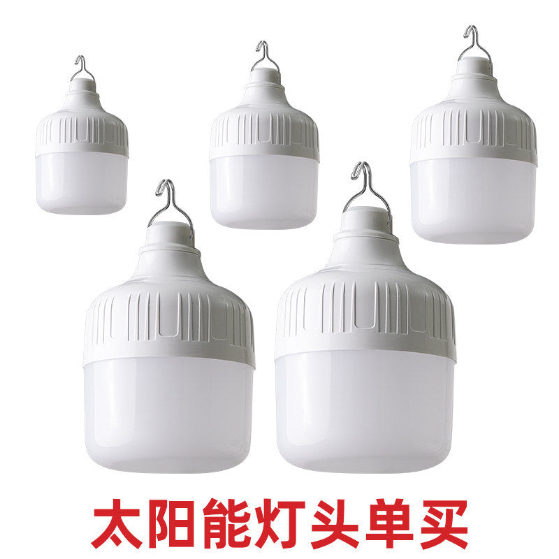Solar single bulb 6v dedicated led bulb solar power generation system dc plug 5521 head bulb