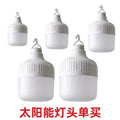 Solar single bulb 6v dedicated led bulb solar power generation system dc plug 5521 head bulb