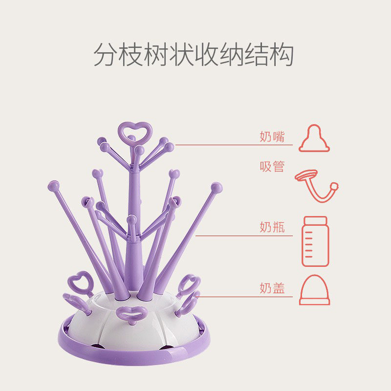 Baohui manufacturer babixiang baby bottle holder drying rack drain rack bottle drying rack storage box export