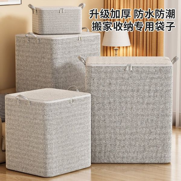 New gray arrow clothing sorting moving bag packing non-woven duffel bag turnover warehouse slip double bag