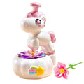 Kids pony embossing machine educational flower machine girl play house handmade artificial bouquet bag toy birthday gift