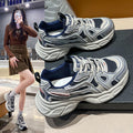 Best sellingdad shoes women's 2025 spring new arrival shock absorption thick solefashioneasiest for match women's casual sports shoes women