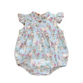 Newborn infant casual fashion short-sleeve bodysuit summer thin clothes baby girl triangle romper outfit