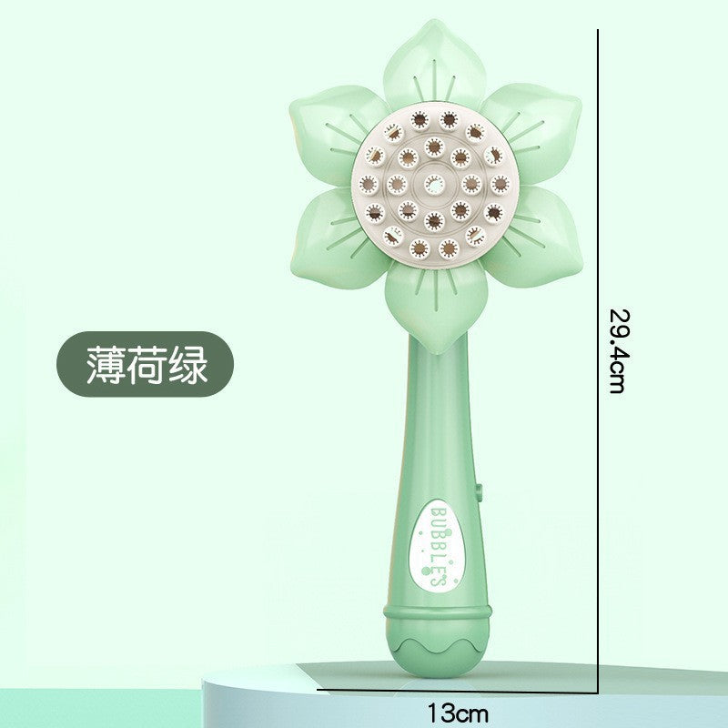 Fully automatic electric bubble gun series - gatling bubble machine, rocket space rabbit, night market stall, children's toy