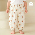 Summer kids anti-mosquito pants baby casual cartoon pants infant thin bloomers 1-2 years old big butt pants