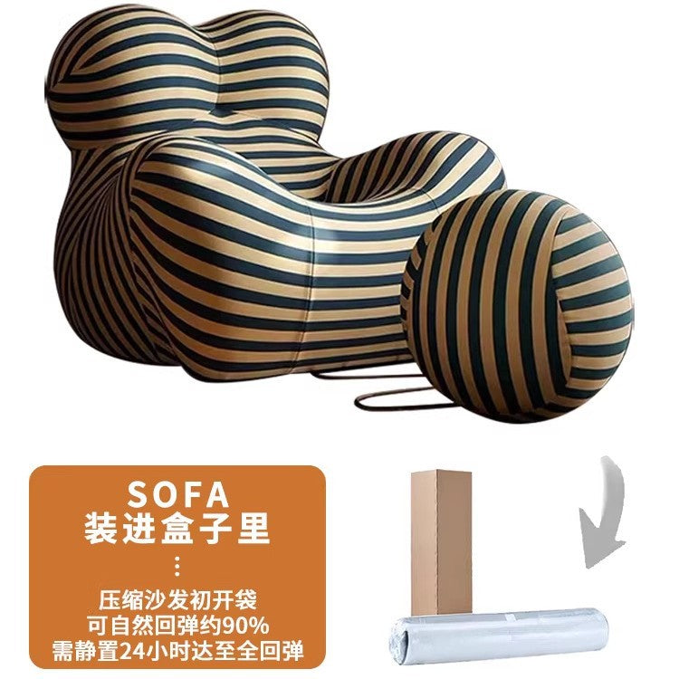 Mom's embrace designer italian casual chair living room bedroom balcony study light luxury lazy sofa single seat