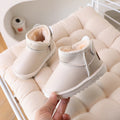 Kids' snow boots:  winter collection - baby cotton boots for boys and girls, thickened warm winter shoes, waterproof cotton shoes, toddler ankle boots