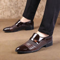 New men's leather shoes: lightweight, casual, durable, business-ready, spring/autumn style, round toe, soft leather, breathable, work & formal dress shoes