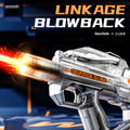 new arrival electric water gun flash linkage fully automatic burst kidssummer boys water shooting water gun