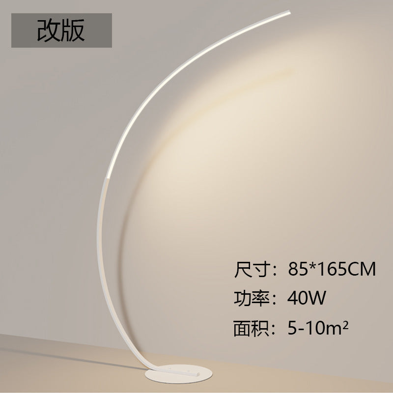 Amazon cross-border floor lamp led designer art model room living room creative arc minimalist ins fishing lamp
