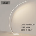 Amazon cross-border floor lamp led designer art model room living room creative arc minimalist ins fishing lamp