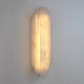 Italian light luxury spanish natural marble background wall lamp designer creative art bedside lamp marble wall sconce