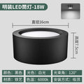 Ceiling model-black shell- 5inch -18w-white light 6000k
