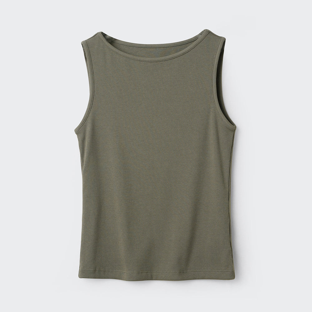 cross-border  spring/summer pure cotton tank top - off-the-shoulder halter neck slimming sleeveless undershirt camisole top for women