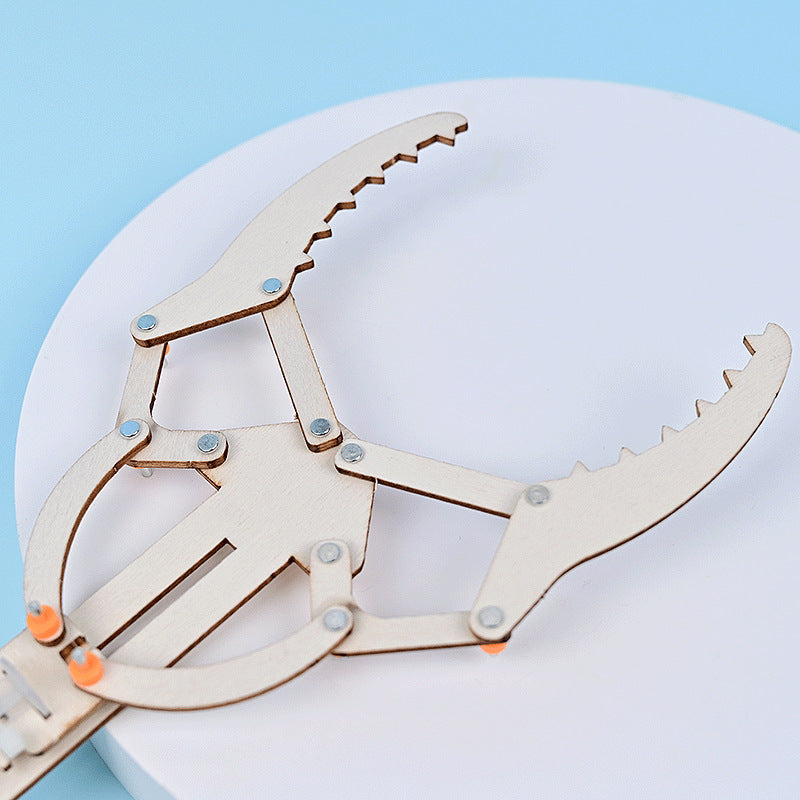 Hydraulic manipulator stem puzzle teaching aids children's creative science small experiment primary school students technology production material package