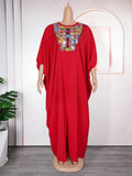Southeast asia cross-border  sequin appliqué dress african  women's plus size loose robe