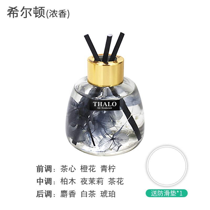 Factory direct wholesale, tiktok trending, high-end car air freshener diffuser. long-lasting, fresh scent with rattan reeds and dried flowers to eliminate odors