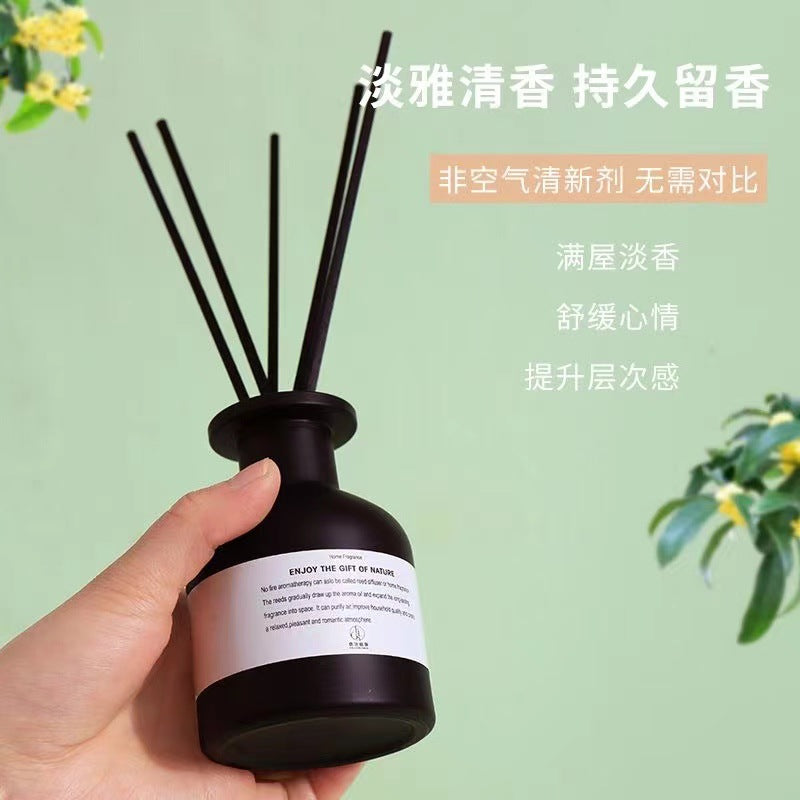 Fireless rattan aromatherapy bedroom bathroom gardenia fragrance air freshener hotel essential oil fragrance ornaments
