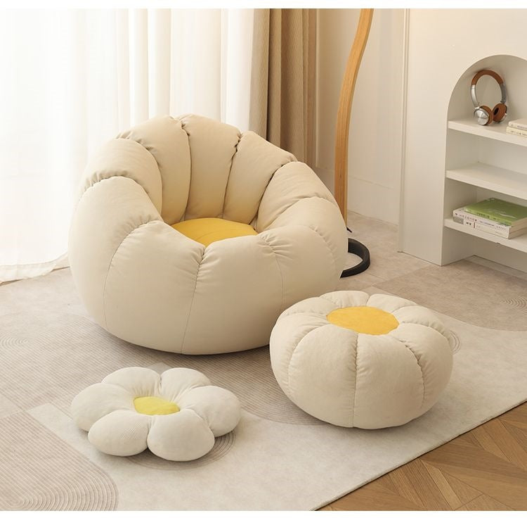 Lazy sofa detachable washable single and double can lie down and sleep lazy nest chair for home small apartment balcony casual bean bag